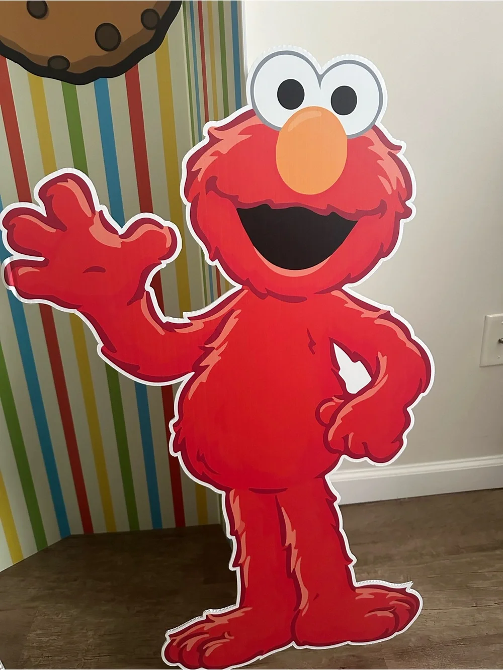 Sesame Street Big Bird & Cookie Monster Cutout Standees - Yellow, Blue, Brown